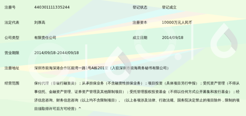 深圳保利匯通商業(yè)保理與受托管理股權投資基金解析